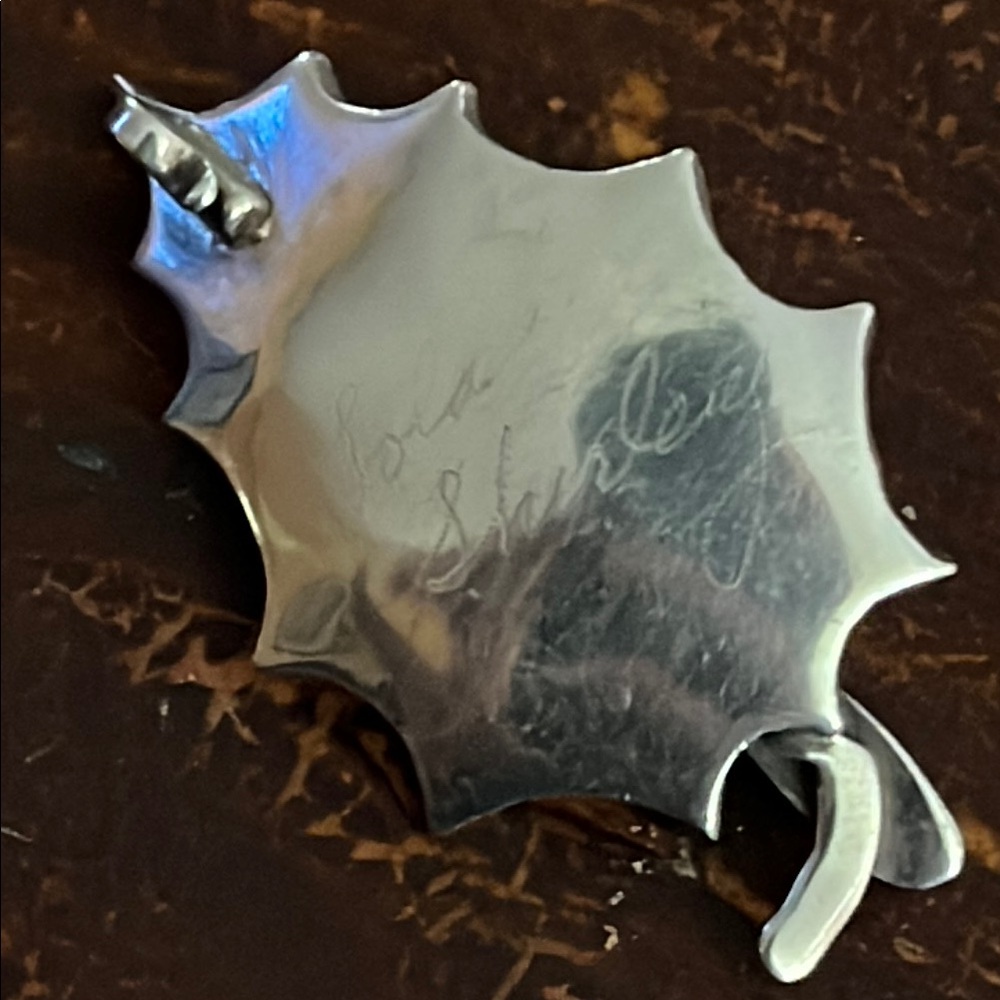Sterling Silver and Gold Lucky 777 Leaf Ring and Pendant NA Turquoise - Picture 8 of 13